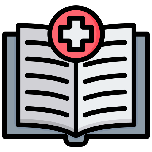 medisch boek Generic color lineal-color icoon