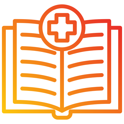 libro medico Generic gradient outline icono