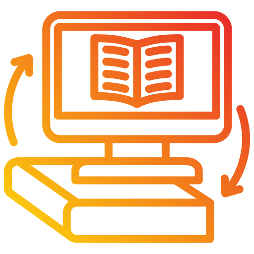 blended learning Generic gradient outline icon
