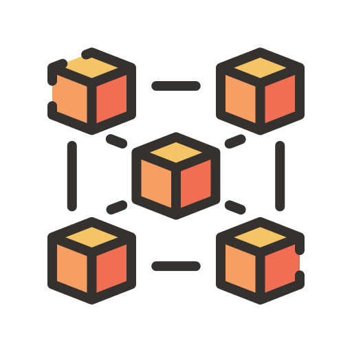 blockchain Good Ware Lineal Color icon