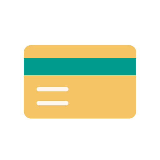 Credit card Good Ware Flat icon