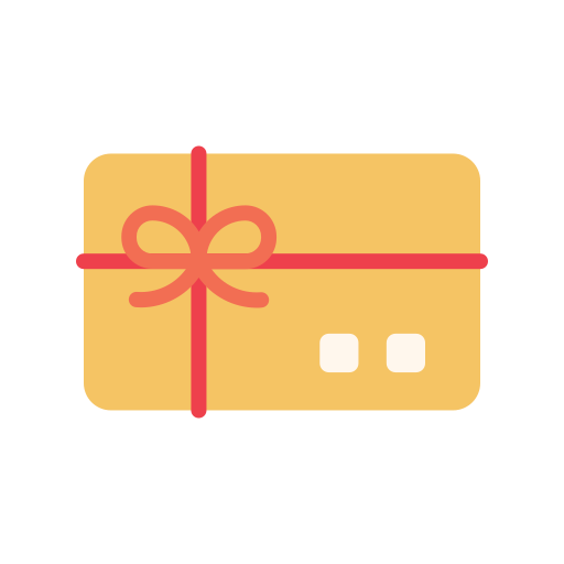 Gift card Good Ware Flat icon