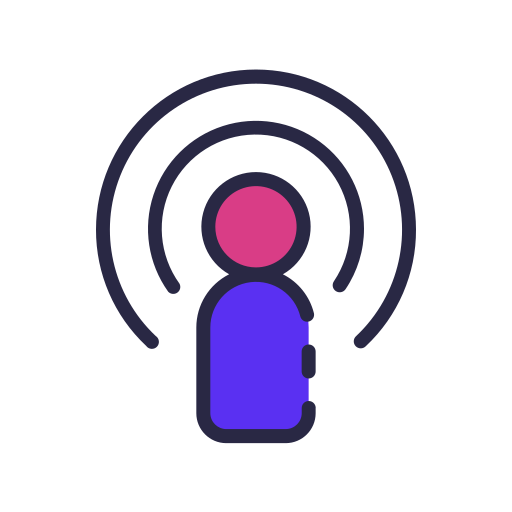 Podcast Good Ware Lineal Color icon