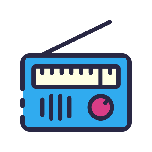 radio Good Ware Lineal Color icono