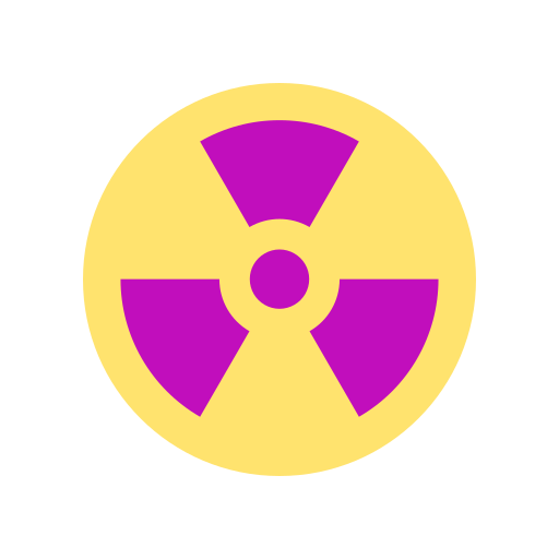 radioaktiv Good Ware Flat icon