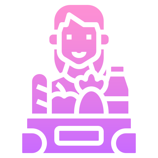 Woman Linector Gradient icon