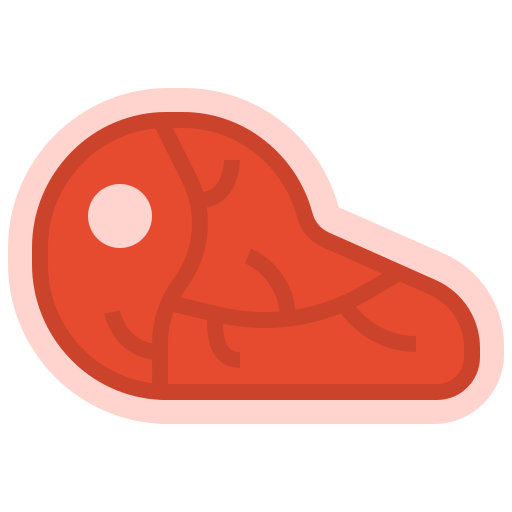 carne de res Linector Flat icono