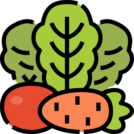 verdura Linector Lineal Color icono