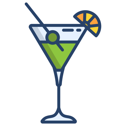 Cocktail Icongeek26 Linear Colour icon