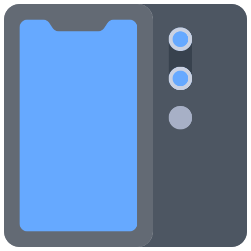 teléfono inteligente Coloring Flat icono
