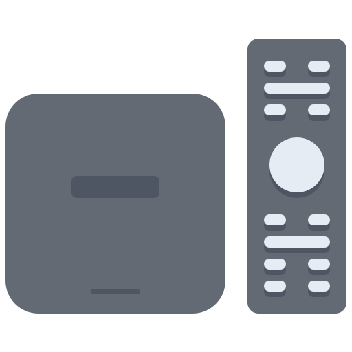 Smart tv Coloring Flat icon