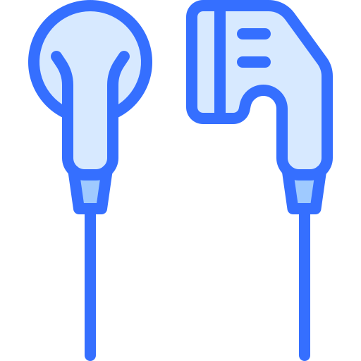 auriculares Coloring Blue icono