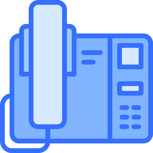 telefon Coloring Blue icon