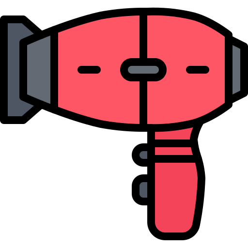 Hair dryer Coloring Color icon