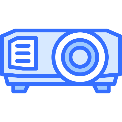 Projector Coloring Blue icon