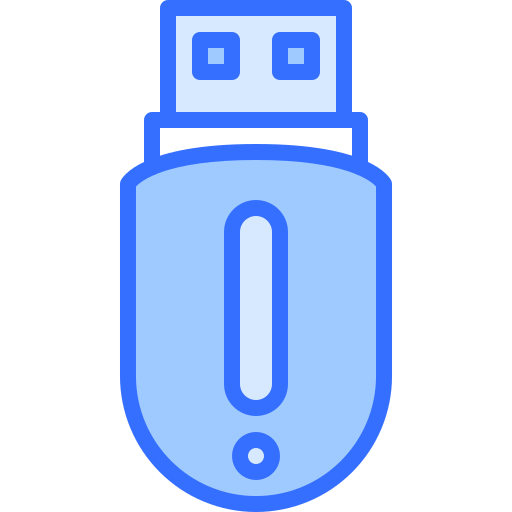 unidad flash Coloring Blue icono