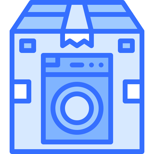 상자 Coloring Blue icon