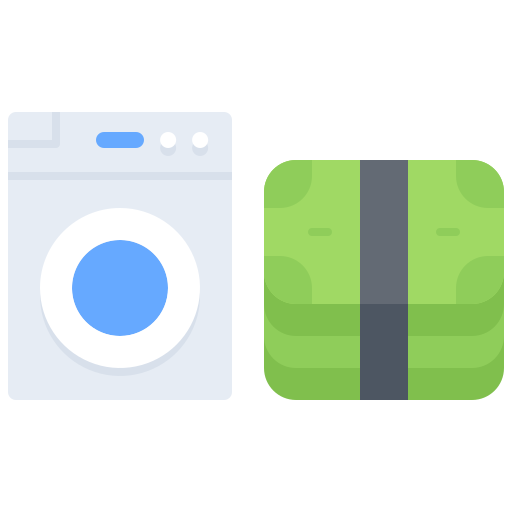 wasmachine Coloring Flat icoon