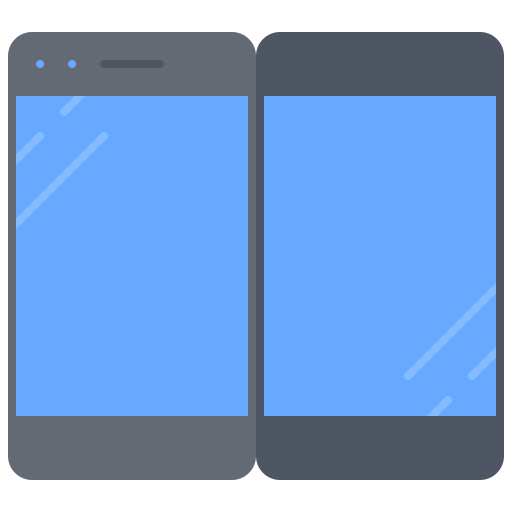 smartphone Coloring Flat icona
