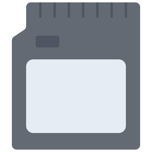 sdカード Coloring Flat icon