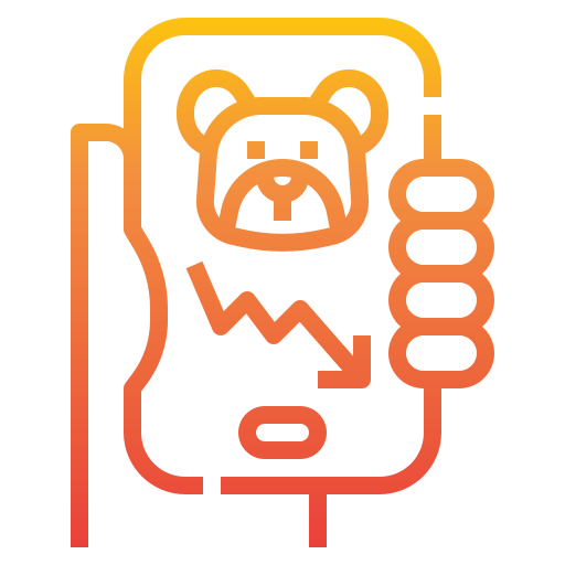 Bear market itim2101 Gradient icon