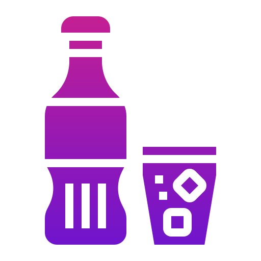 bottiglia di soda Generic gradient outline icona