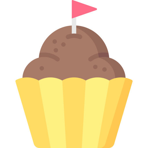 Muffin Special Flat icon