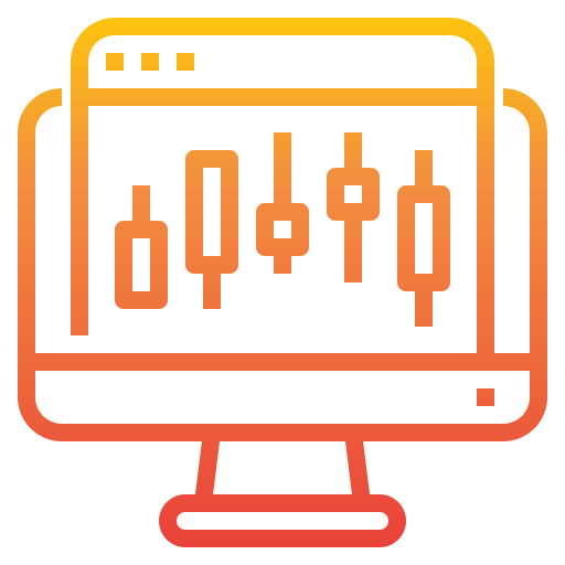 Stock market itim2101 Gradient icon