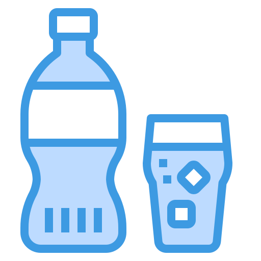 бутылка газировки itim2101 Blue иконка