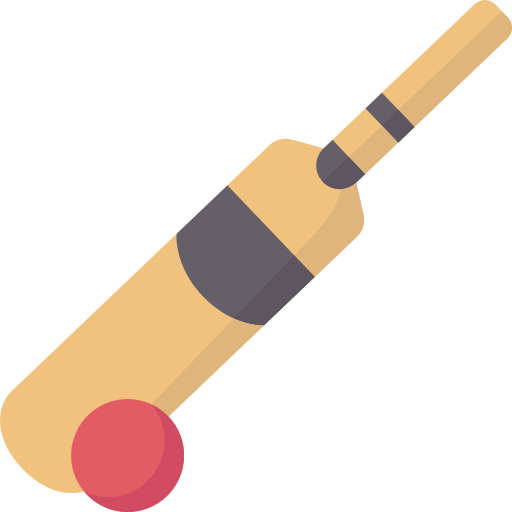 cricketschläger Amethys Design Flat icon