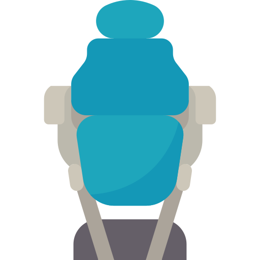 Dentist chair Amethys Design Flat icon