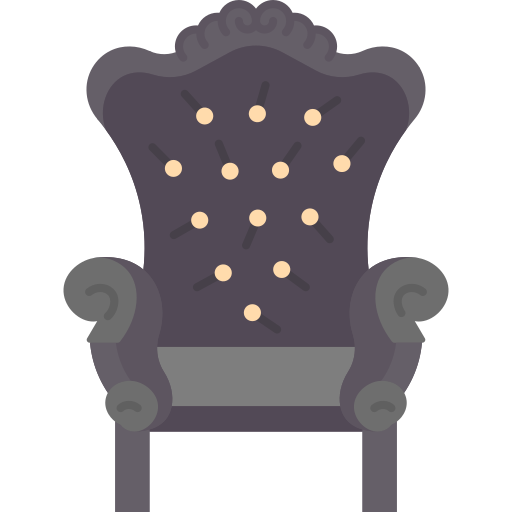 trono Amethys Design Flat icona