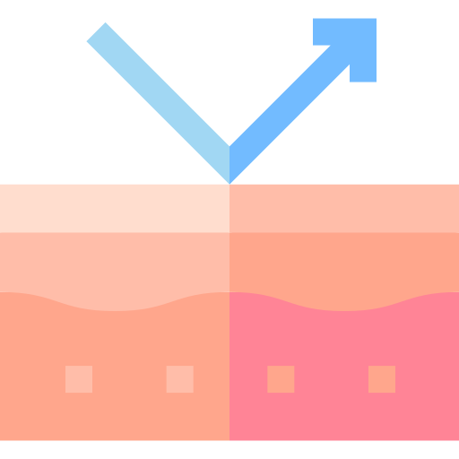 피부 보호 Basic Straight Flat icon