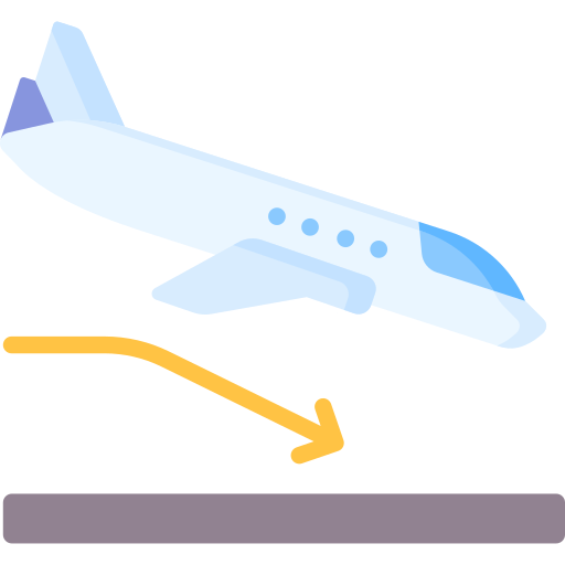 Landing Special Flat icon