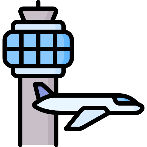 kontroler ruchu powietrznego Special Lineal color ikona