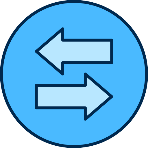 flechas izquierda y derecha Generic color lineal-color icono