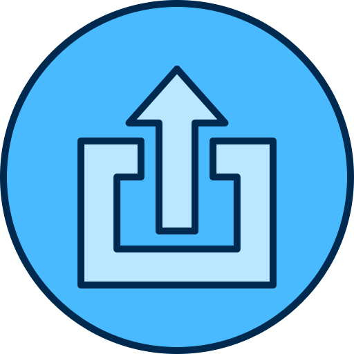 hochladen Generic color lineal-color icon