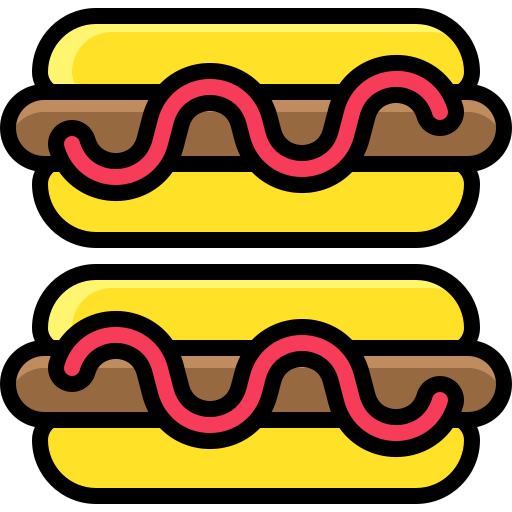 hot dog Generic color lineal-color icono