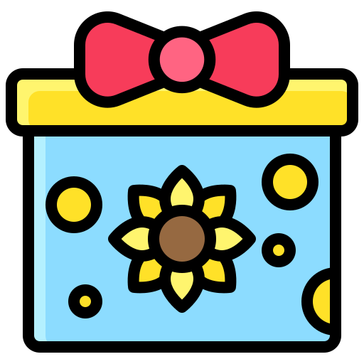pudełko na prezent Generic color lineal-color ikona