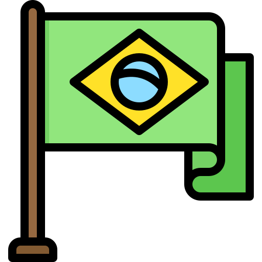 brasil Generic color lineal-color icono