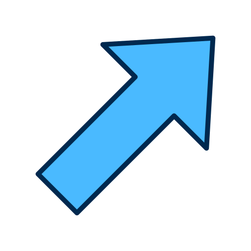 Arrow upper right Generic color lineal-color icon