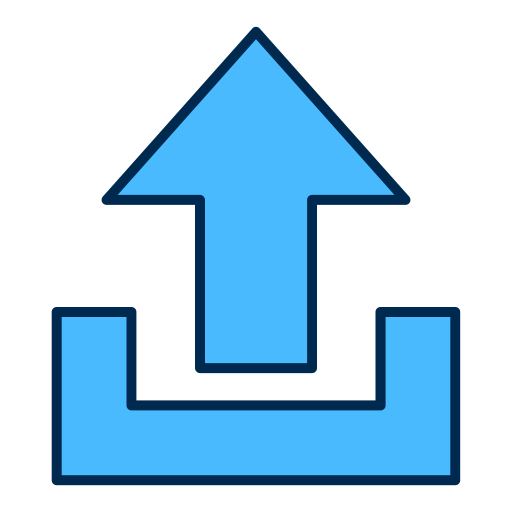 Upload Generic color lineal-color icon