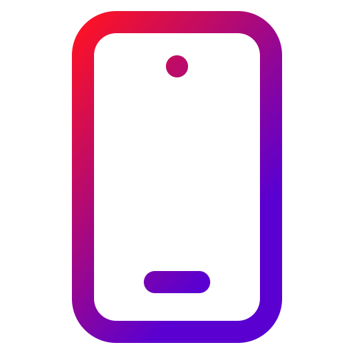 モバイル Generic gradient outline icon