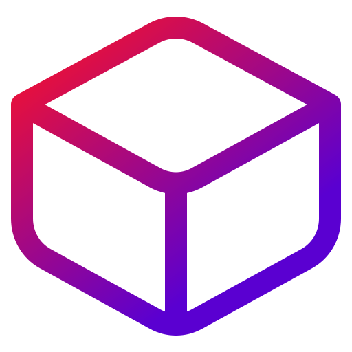 куб Generic gradient outline иконка