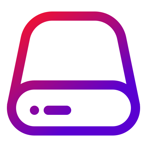 stockage Generic gradient outline Icône