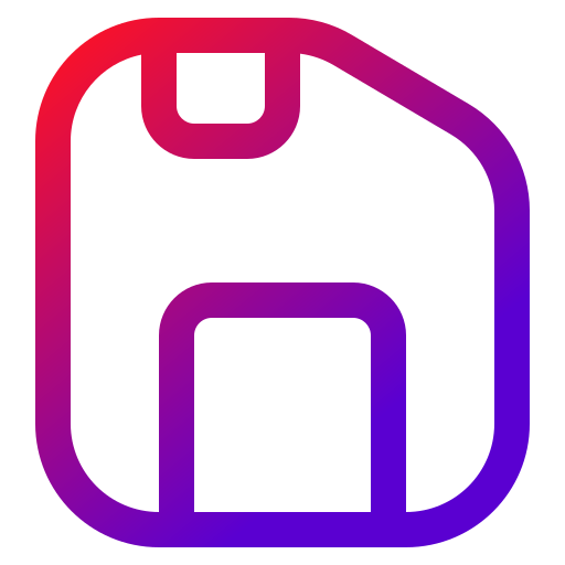 保存 Generic gradient outline icon