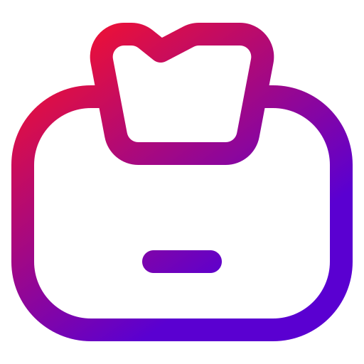 티슈 상자 Generic gradient outline icon