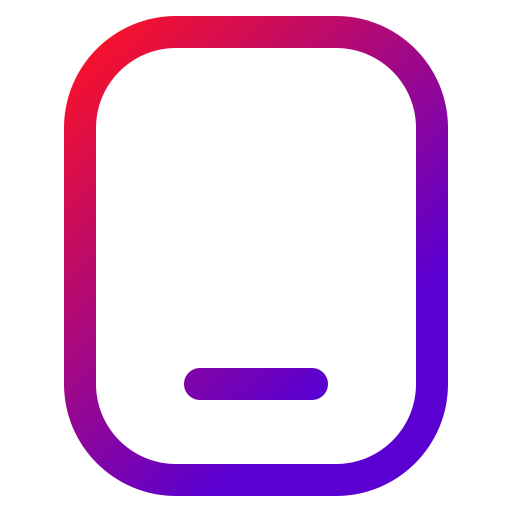 タブレット Generic gradient outline icon