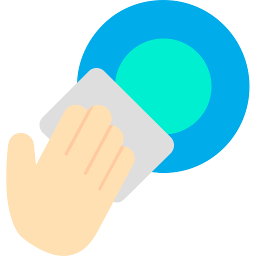 クリーニング Generic color fill icon