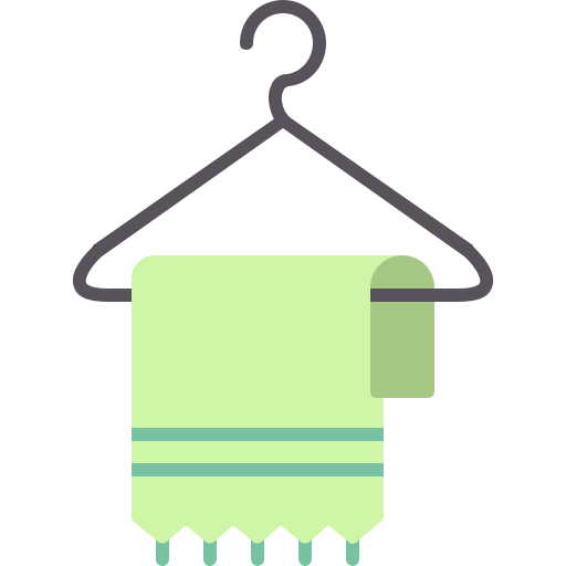 Towel hanger Generic color fill icon